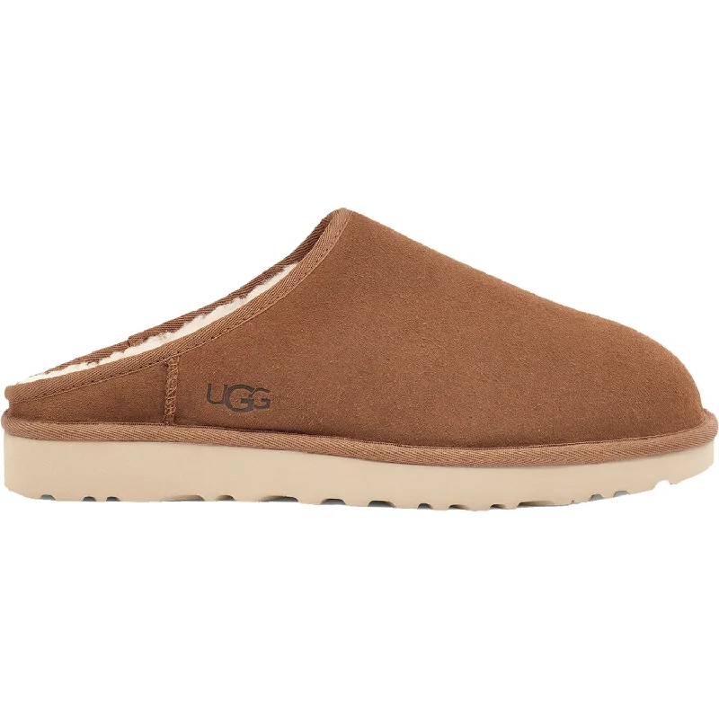 Slippers light spills-Men's UGG Classic Slip-On Chestnut Suede