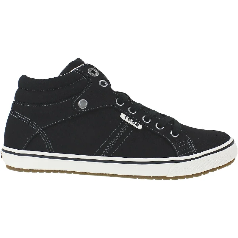 comfortable casual shoes with breathable fabric-Women's Taos Top Star Black Canvas