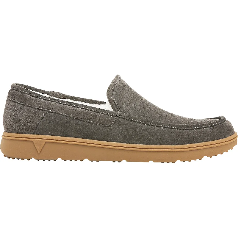 Slippers playlist loops-Men's Vionic Gustavo Greige Suede