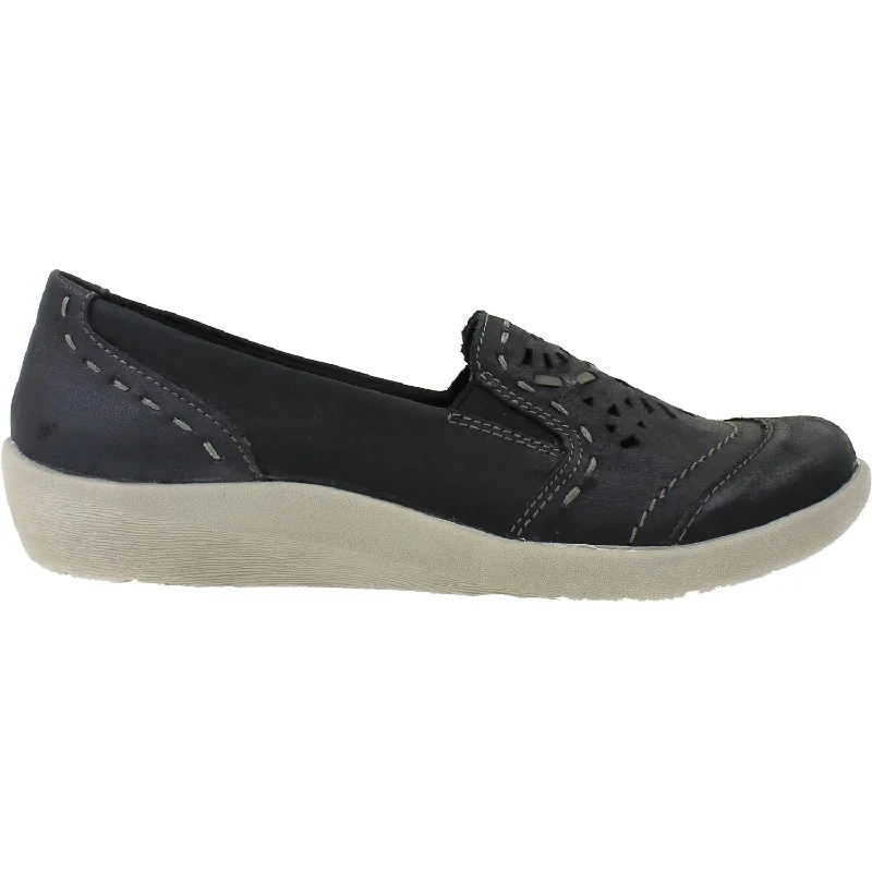 casual shoes with stylish comfort features-Women's Earth Lorena Black Leather