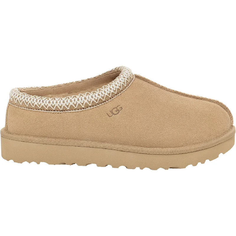 Slippers floor meets-Women's UGG Tasman Mustard Seed/White Suede