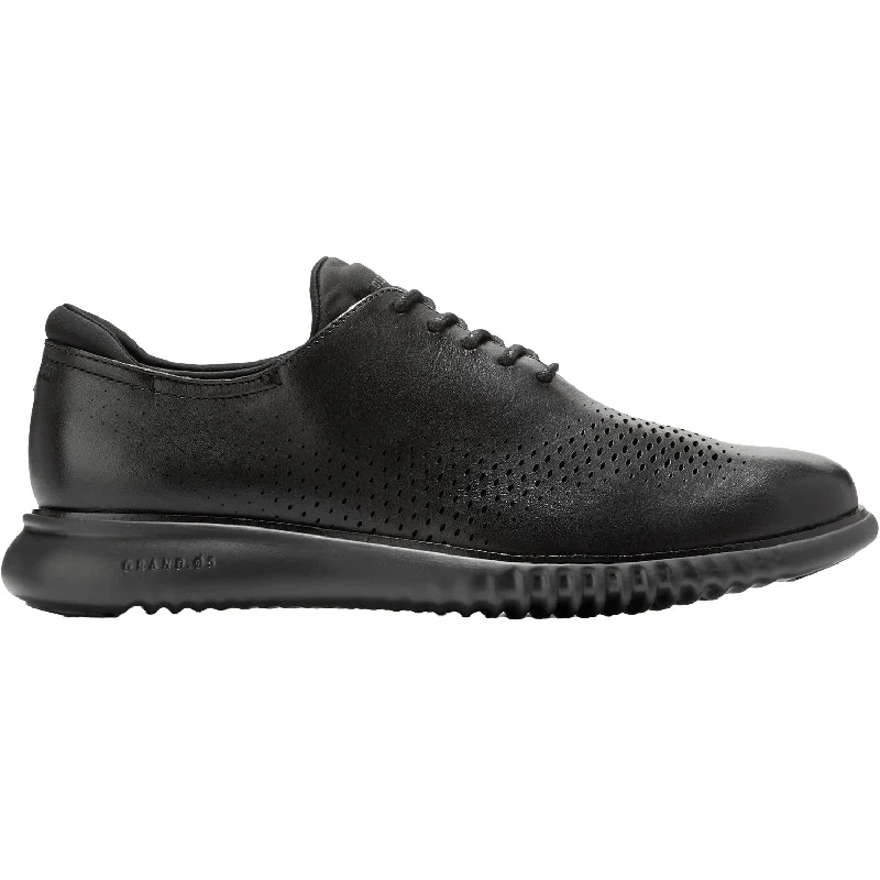 Trendy Fashion & Dress Shoes-Men's Cole Haan 2.ZERØGRAND Laser Wingtip Black Leather