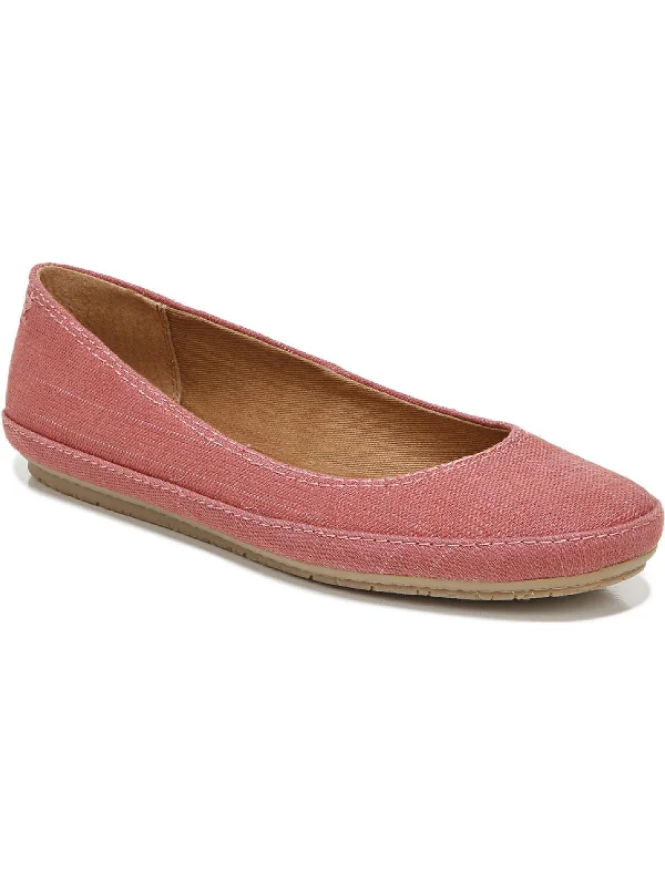 Flats shoes for work-to-play wear-Dawn Womens Padded Insole Slip On Ballet Flats