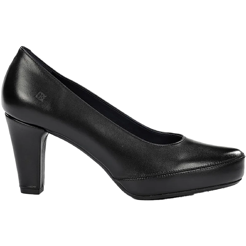 Fashion & Dress Shoes for fresh appearance-Women's Dorking Blesa D5794 Black Leather