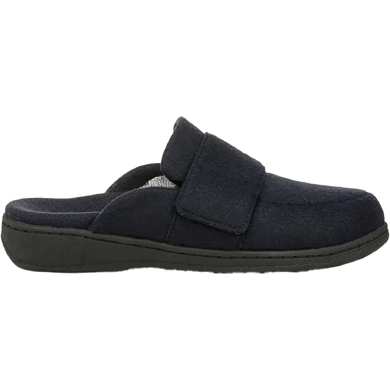 Slippers rest sinks-Women's Vionic Gemma II Navy Wool