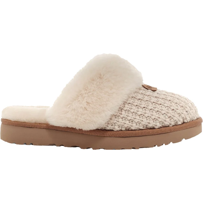 Slippers beat thumps-Women's UGG Cozy Cream Knit Fabric