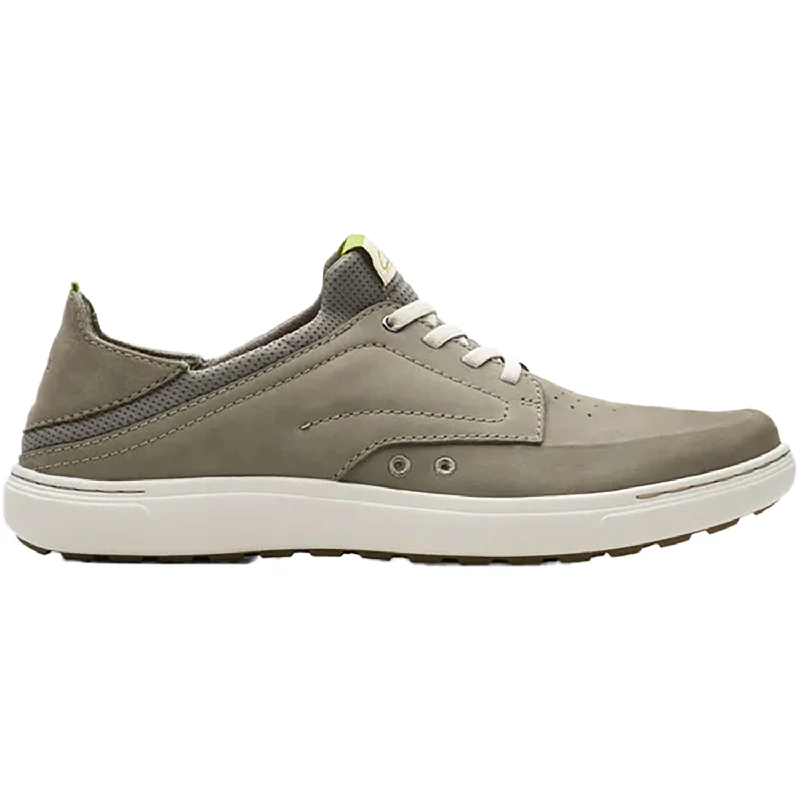 casual shoes for people with foot problems-Men's Clarks Mapstone Easy Dark Grey Nubuck