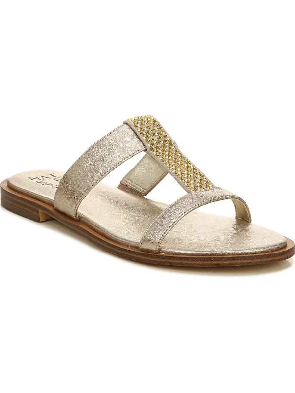 Sandals campfire nights-Farica Womens Embellished Slide Sandals