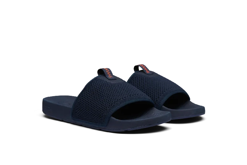 Sandals local festivals-SWIMS Cabana Slide Sandals - Navy