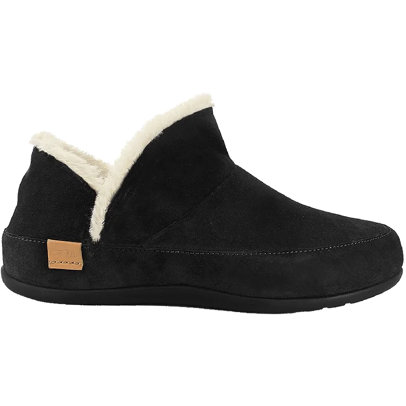 Slippers day blooms-Women's Strive Geneva Black Suede