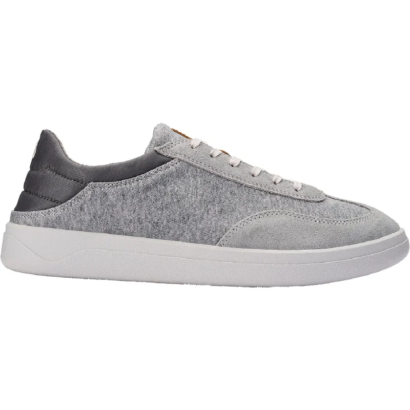 stylish slip-on casual shoes for easy travel-Men's OluKai Puliki Poi Charcoal Fabric/Suede