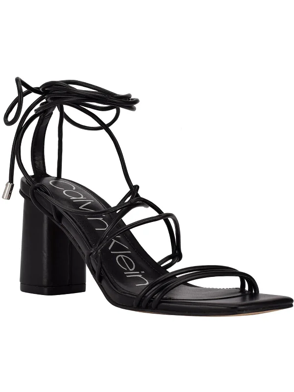 Sandals trip planners-Calista Womens Lace-Up Strappy Heels