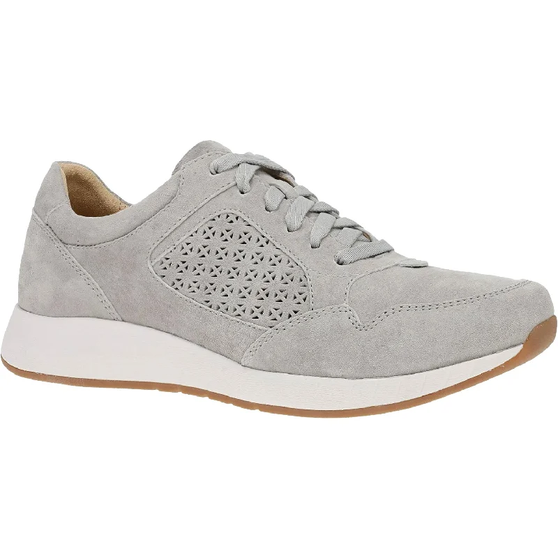 casual shoes with strong arch support-Women's Dansko Catie Grey Suede