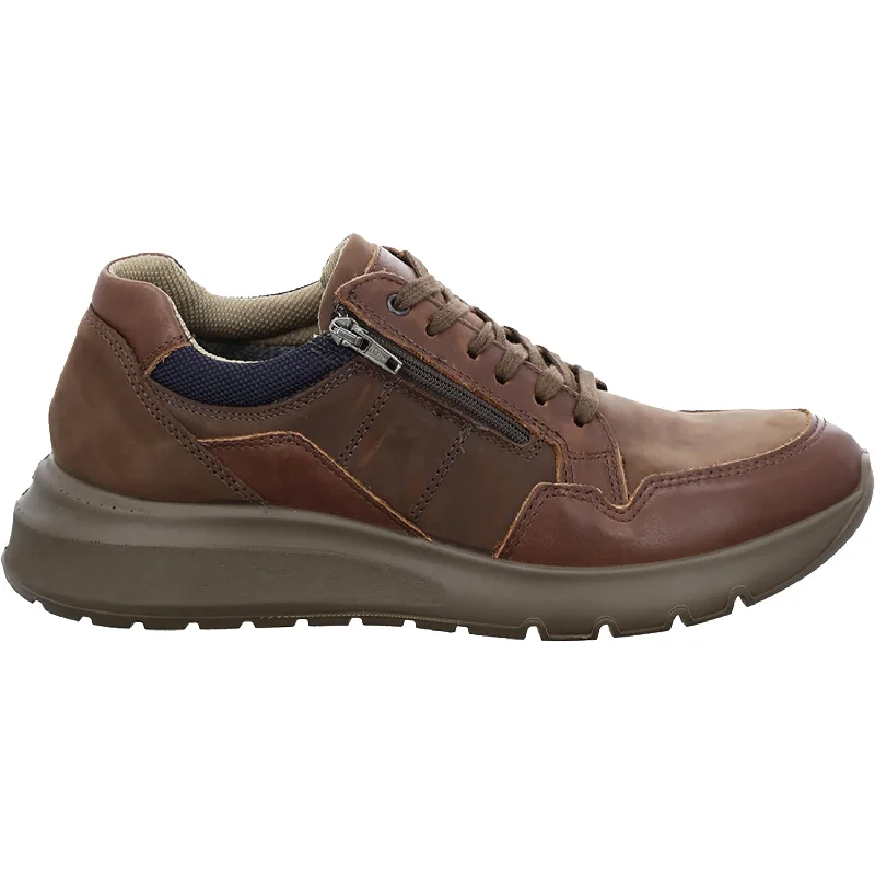 trendy casual shoes with comfortable fit-Men's Ara Alastair Brown Leather