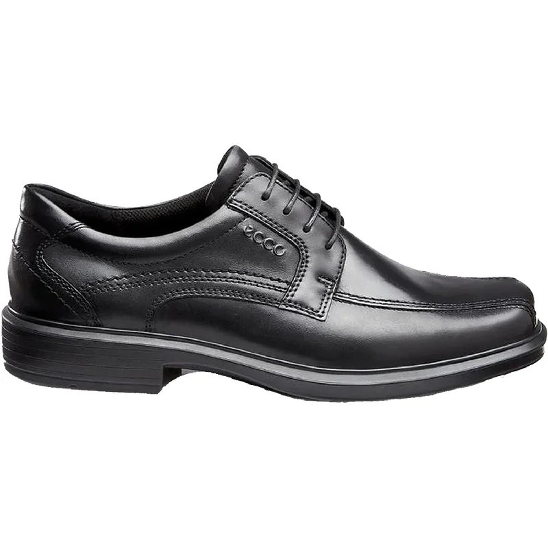 Fashion & Dress Shoes for fashionable evening-Men's Ecco Helsinki Bicycle Toe Black Leather