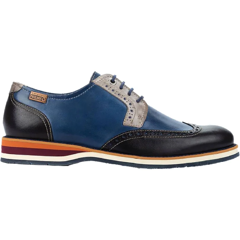 Fashion & Dress Shoes with distinctive flair-Men's Pikolinos Arona M5R-4373C1 Black Leather