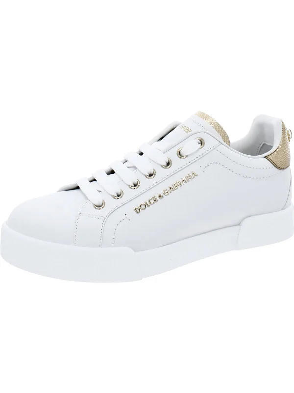 Shoes for everyday athletes-Womens Leather Low Top Casual and Fashion Sneakers