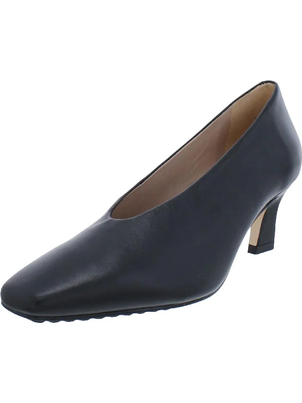 Sedona Womens Leather Square Toe Pumps