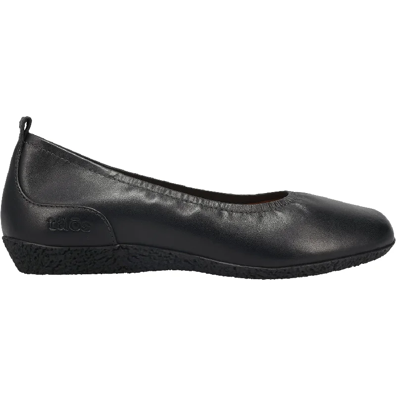 Fashion & Dress Shoes with bold designs-Women's Taos Chit Chat Black Leather