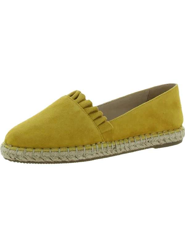 yellow multi suede