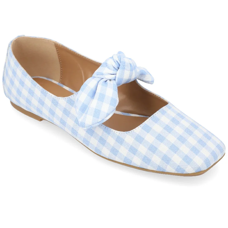 Flats shoes with chic patterns-Journee Collection Women's Tru Comfort Foam Seralinn Flats