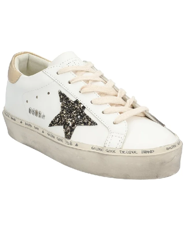 Shoes for general cross-training exercises-Golden Goose Hi Star Leather Sneaker