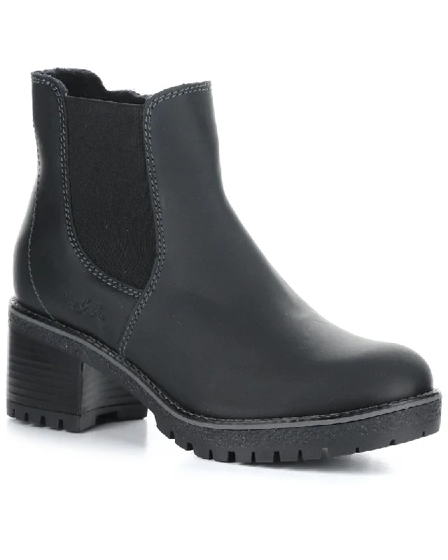 Leather snow boots women-Bos. & Co. Mass Leather Boot