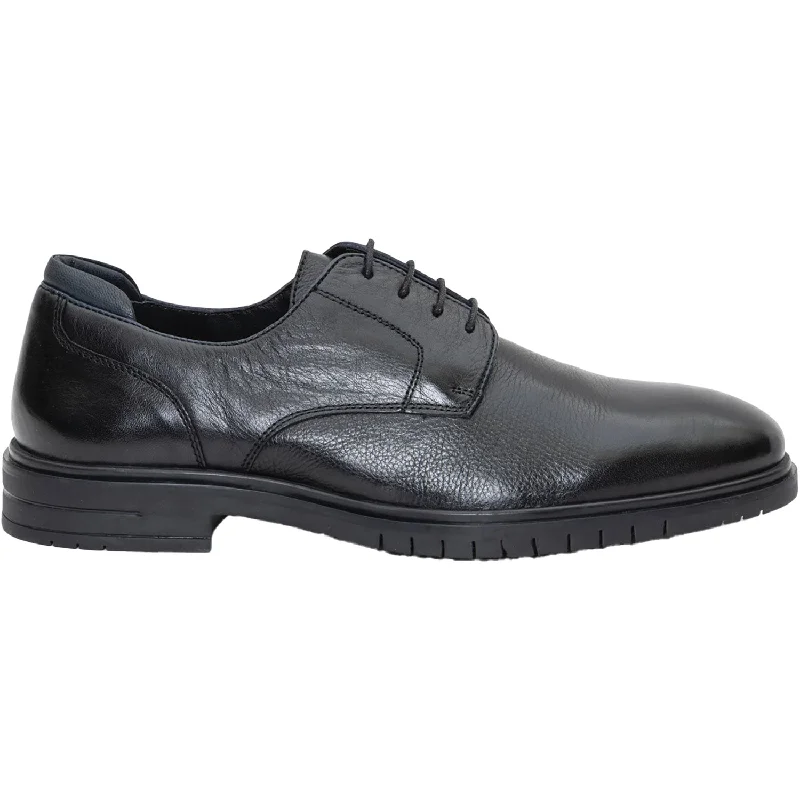 Fashion & Dress Shoes with clean aesthetic-Men's Ara Hank Black Leather