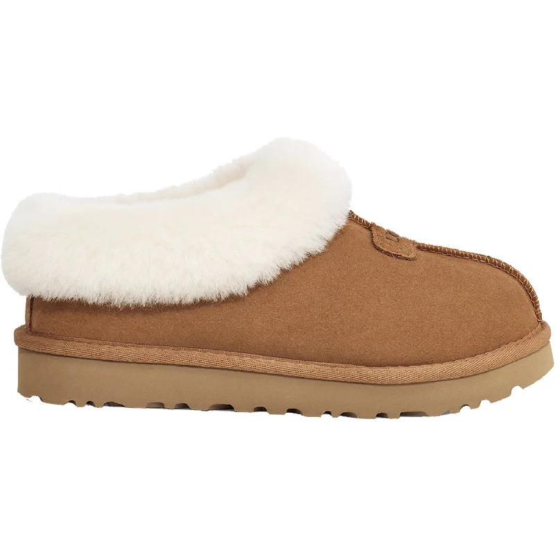 Slippers blanket pulls-Women's UGG Tazzette Chestnut Suede