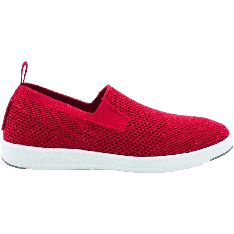 casual shoes for travel with easy slip-on design-Unisex Woolloomooloo Suffolk Red Wool