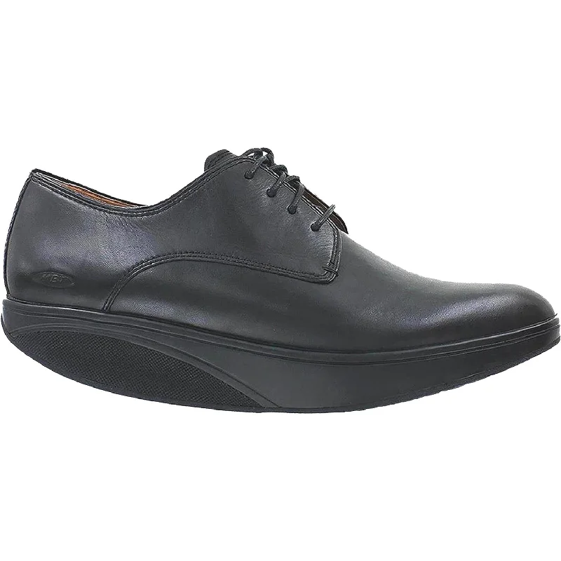 Fashion & Dress Shoes for standout look-Men's MBT Kabisa 5S Black Leather