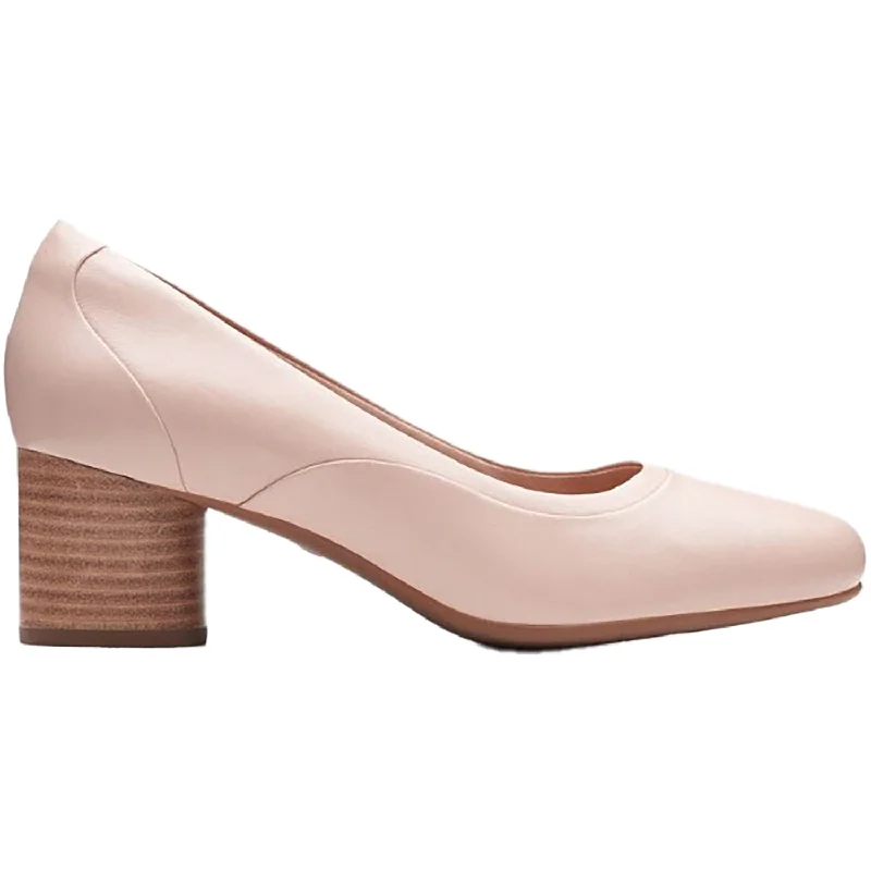 Fashion & Dress Shoes with bold fashion-Women's Clarks Un Cosmo Step Blush Leather