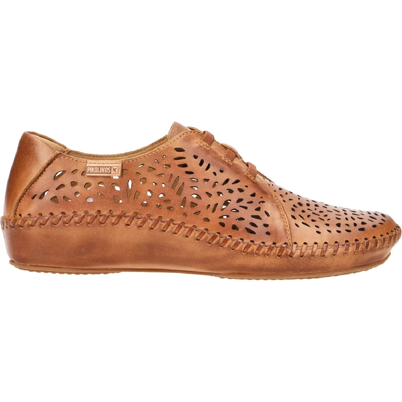 casual shoes for easy wear and style-Women's Pikolinos P. Vallarta 655-4783 Brandy Leather