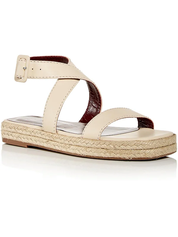 Sandals treehouse escapes-Lara Womens Leather Espadrille Slingback Sandals