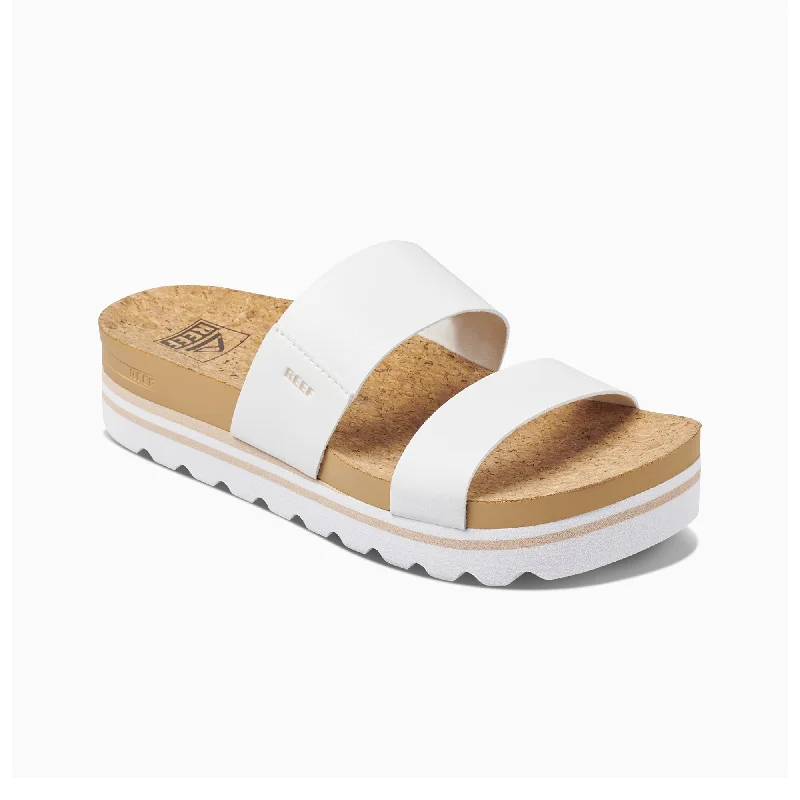 Sandals relaxation areas-Reef Cushion Vista Hi Women's Sandals - Cloud