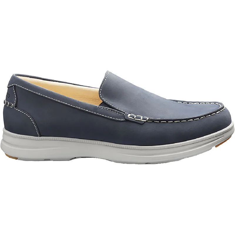 casual shoes for busy days-Men's Samuel Hubbard Blue Skies Driftwood Blue Nubuck