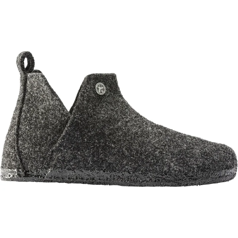 Slippers dreams rise-Unisex Birkenstock Andermatt Shearling Anthracite Wool