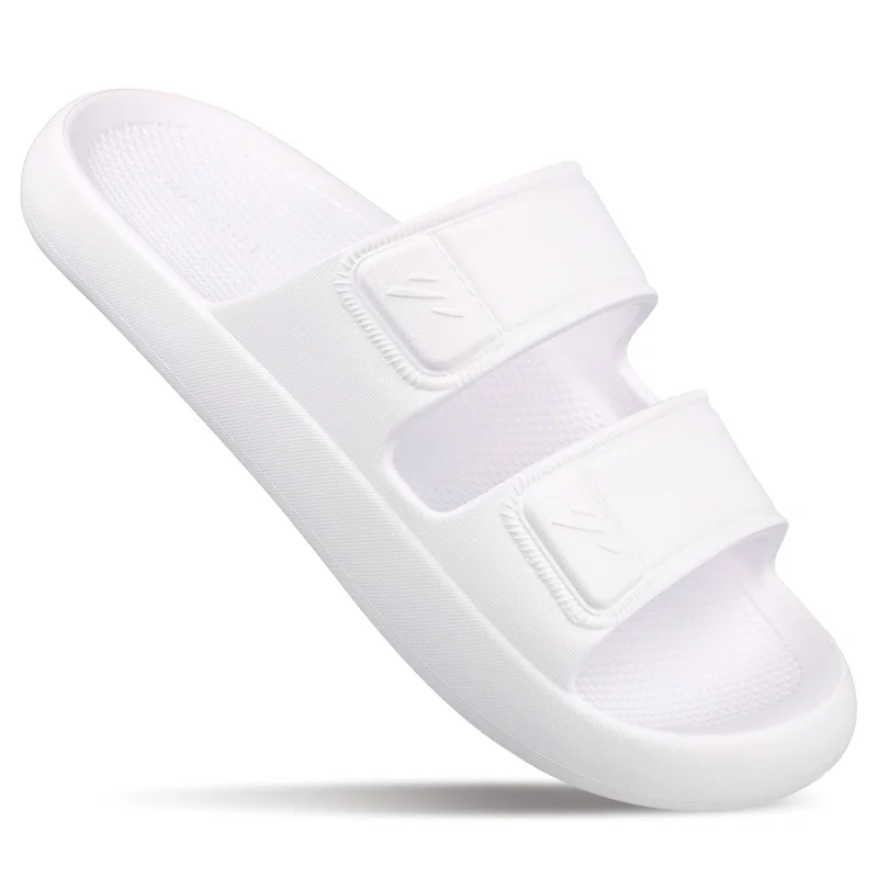 Slippers sun glows-Walkaroo Mens Flip Flop Slippers  - BT4823 White