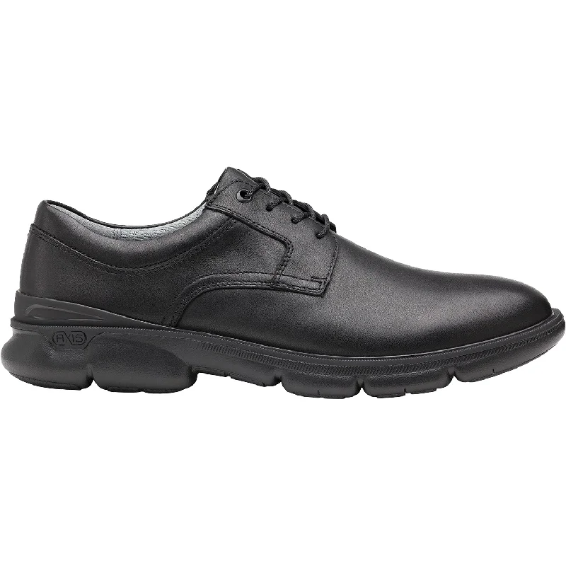 Fashion & Dress Shoes with textured leather-Men's Johnston & Murphy XC4 Tanner Plain Toe Black Full Grain Leather