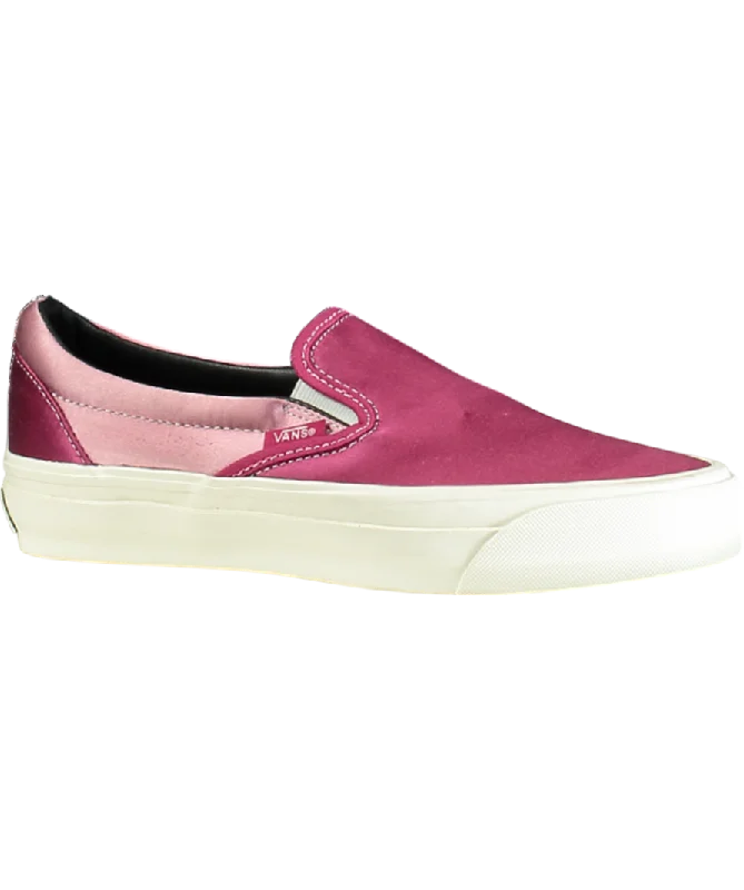 Flats shoes with bow on heel-VANS Pink Slip-on Lx Flats UK 3.5 EU 36.5 👠