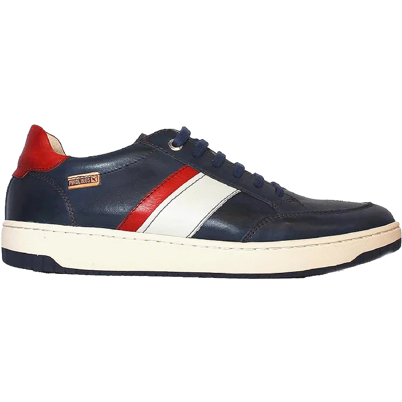 comfy casual shoes for day-long wear-Men's Pikolinos Corinto M1M-6226 Blue Leather