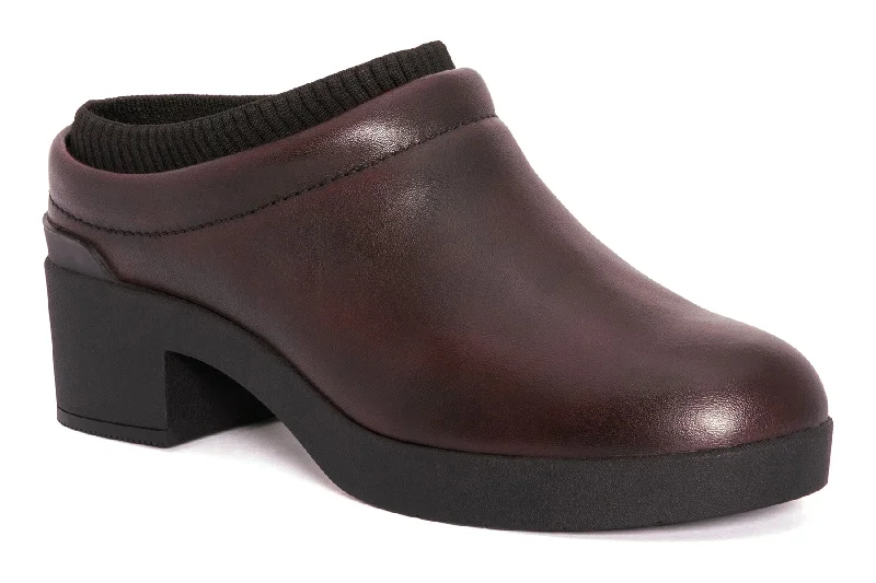 Fashion & Dress Shoes with high platform-Capital Clog Metatarsal