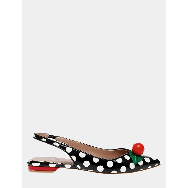 Flats for office wear-Junniper Black White Multi