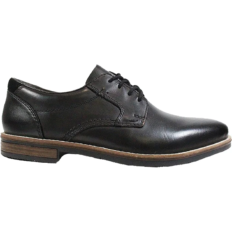 Fashion & Dress Shoes with slip-on design-Men's Rieker 13513-00 Dimitri 13 Nero/Black Leather