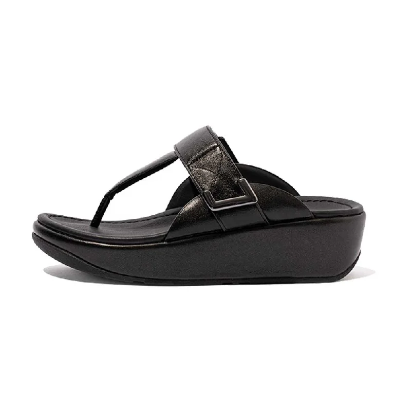 Sandals luggage rules-FitFlop Lulu Sleek Sandals - All Black