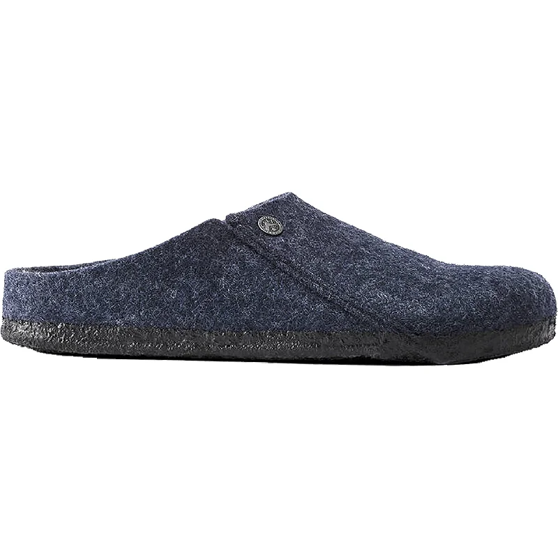 Slippers night falls-Men's Birkenstock Zermatt Dark Blue/Natural Wool