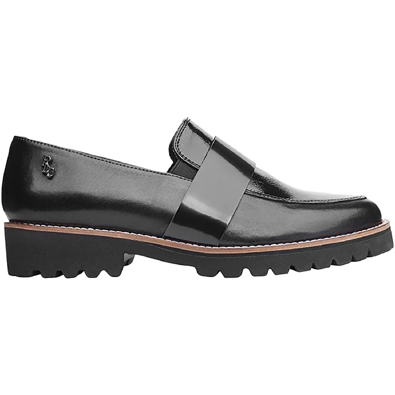 casual shoes for long-lasting comfort-Women's Regarde Le Ciel Maisha-01 Black Pat/Black Smooth Leather