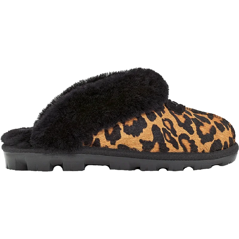 Slippers cookie crumbles-Women's UGG Coquette Panther Print Butterscotch Sheepskin