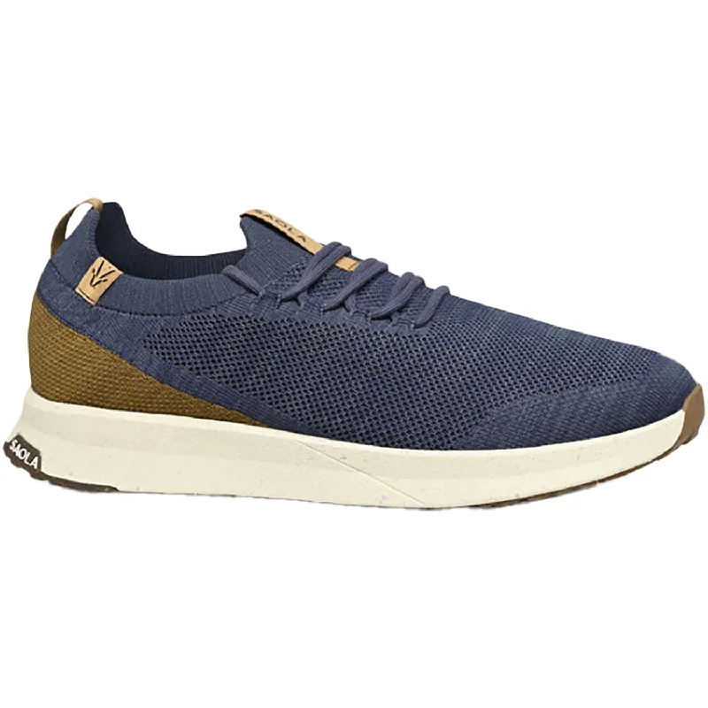 all-weather casual shoes for women-Men's Saola Tsavo 2.0 Water Proof Navy Synthetic