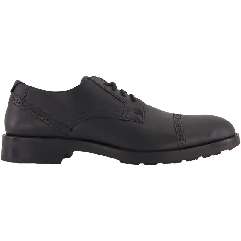 Fashion & Dress Shoes with ankle straps-Men's Naot Bondos Jet Black Leather